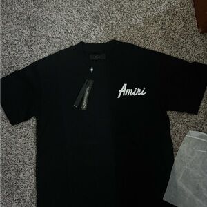 AMIRI Black Short Sleeve Tee